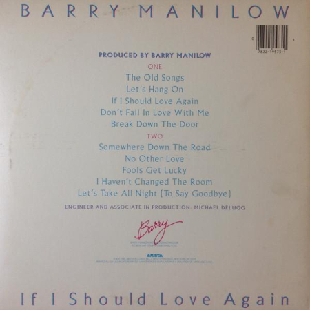 Barry Manilow - If I Should Love Again (Disc Vinil) [1]