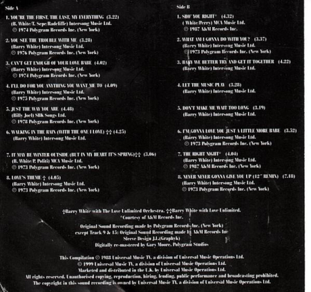 Barry White - The Collection (Caseta Audio) [1]