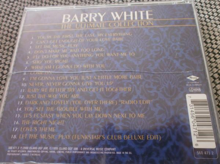 Barry White - The Ultimate Collection , (CD) [1]