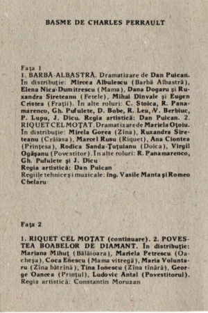 Basme de Charles Perrault (Caseta Audio) [1]