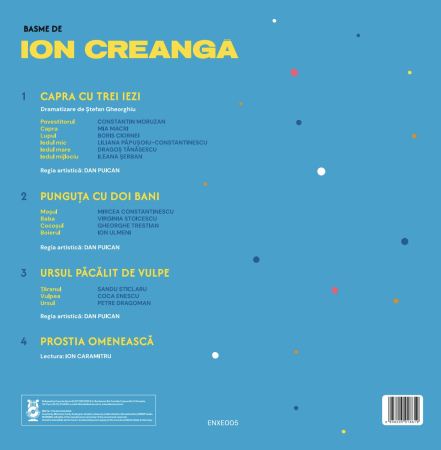 Basme de Ion Creangă – Vinyl, (Disc Vinil) [1]