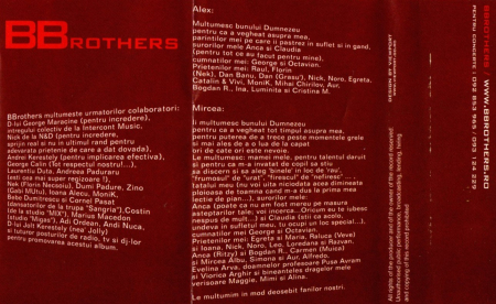BBrothers – E Prima Oara (Caseta Audio) [1]