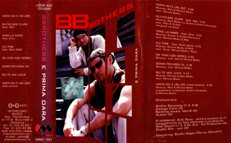Casete audio - BBrothers – E Prima Oara (Caseta Audio)