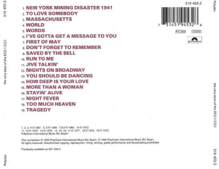 Bee Gees - The Very Best Of The Bee Gees (CD) [1]