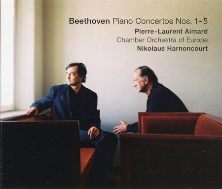 Cd-uri - Beethoven, Pierre-Laurent Aimard, Chamber Orchestra Of Europe, Nikolaus Harnoncourt – Piano Concertos Nos. 1-5 (CD)