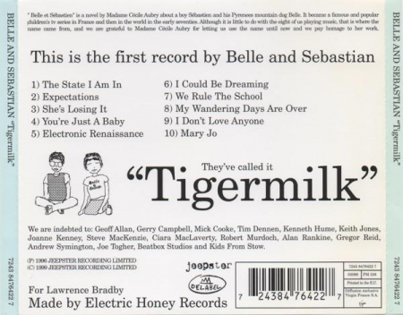 Belle & Sebastian - Tigermilk , (CD) [1]