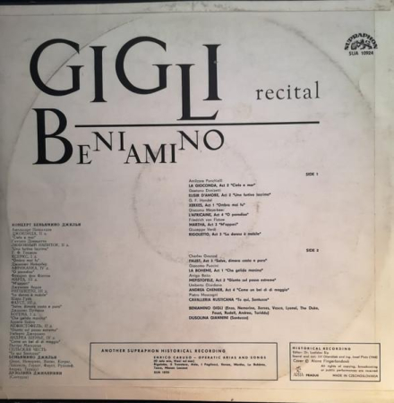 Beniamino Gigli - Beniamino Gigli [1]