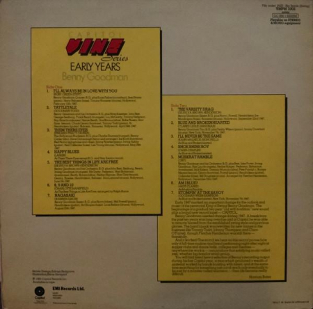 Benny Goodman - Early Years, (Disc Vinil) [1]