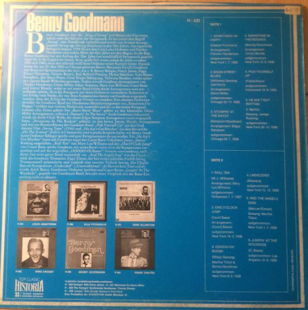 Benny Goodman - Swingtime With Benny Goodman (Disc Vinil) [1]