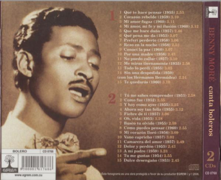 Beny Moré - Benny Moré Canta Boleros (CD) [1]