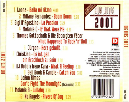 Big Hits - Die Hits Des Jahres 2001  (CD) [1]