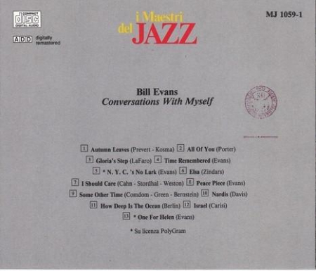Bill Evans - Conversations With Myself, (CD) [1]