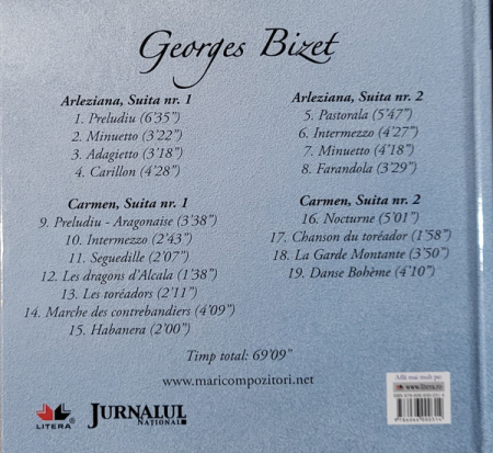 Bizet* – Arleziana, Suita Nr. 1 / Arleziana, Suita Nr. 2 / Carmen, Suita Nr. 1 / Carmen, Suita Nr. 2 (CD) [1]