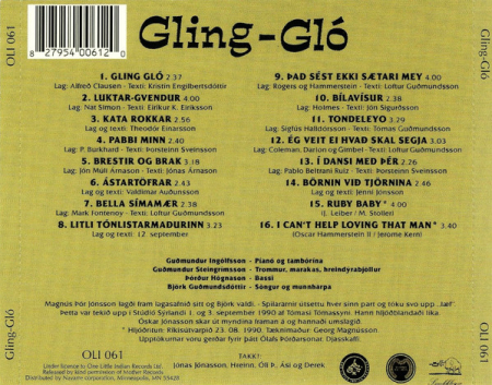 Björk Guðmundsdóttir - Gling-Gló (CD) [1]