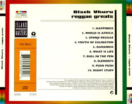 Black Uhuru - Reggae Greats (CD) [1]