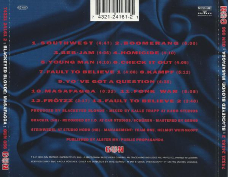 Blackeyed Blonde - Masafagga (CD) [1]