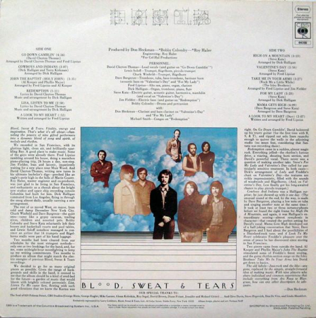 Blood, Sweat And Tears - B, S & T; 4, (Disc Vinil) [1]
