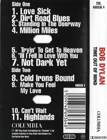 Bob Dylan - Time Out Of Mind (Caseta Audio) [1]