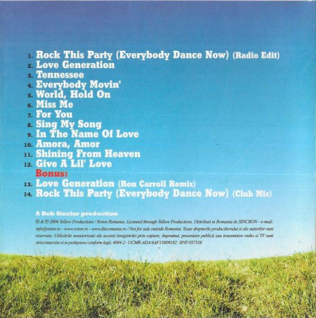Bob Sinclar - Western Dream, (CD) [1]