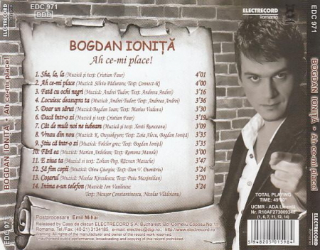 Bogdan Ioniță - Ah Ce-mi Place!, (CD) [1]