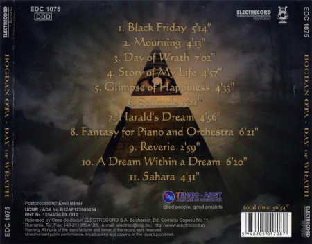Bogdan Ota - Day Of Wrath , (CD) [1]