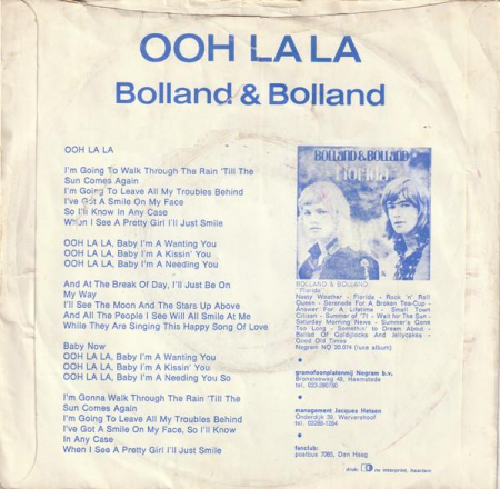 Bolland & Bolland - Ooh La La (7 Inch), (Disc Vinil) [1]