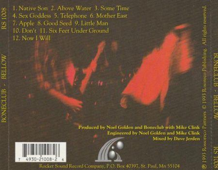 Boneclub - Bellow, (CD) [1]