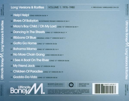 Boney M. - Ultimate Boney M. (Long Versions & Rarities / Volume 1: 1976-1980), (CD) [1]