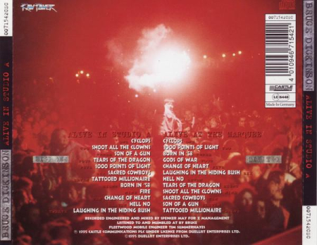 Bruce Dickinson - Alive In Studio A (CD) [1]