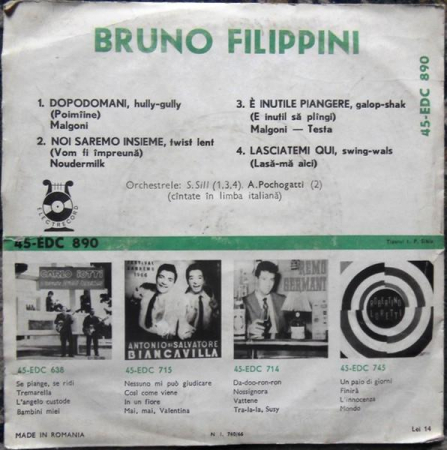 Bruno Filippini - Bruno Filippini, (Disc Vinil) [1]