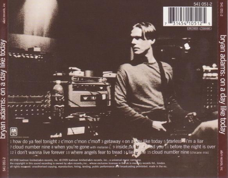 Bryan Adams - On A Day Like Today (CD) [1]