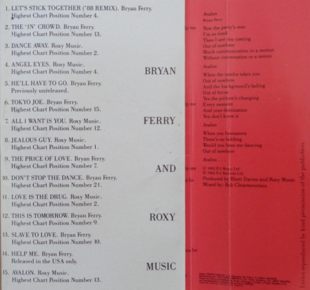 Bryan Ferry - Bryan Ferry - The Ultimate Collection With Roxy Music (Caseta Audio) [1]