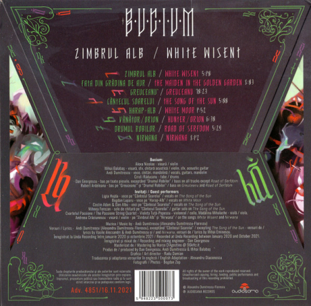 Bucium – Zimbrul Alb = White Wisent (CD) [1]