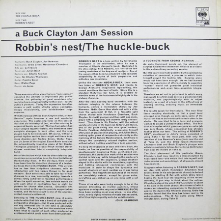 Buck Clayton - Robbin's Nest / The Huckle-Buck, (Disc Vinil) [1]