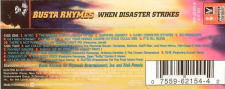 Busta Rhymes - When Disaster Strikes..., (Casetă Audio) [1]