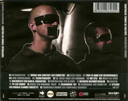 C.T.C. - Dificultăți Tehnice, (CD) [1]
