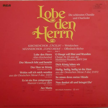 Cäcilia-Chor Weißkirchen - Lobe Den Herrn [1]