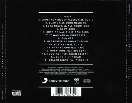Calvin Harris – Motion (CD) [1]