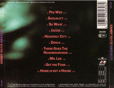 Candy Dulfer - Saxuality, (CD) [1]