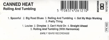 Canned Heat - Rolling And Tumbling (Caseta Audio) [1]