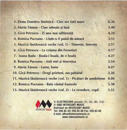 Cântă-mi Lăutare! (CD) [1]