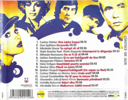 Cântece De Aur, (CD) [1]