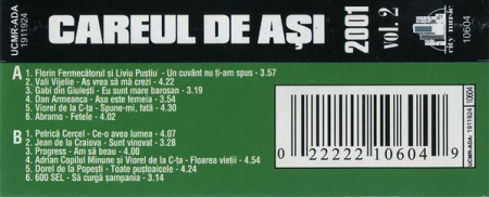 Careul De Ași 2001 Vol. 2, (Casetă Audio) [1]