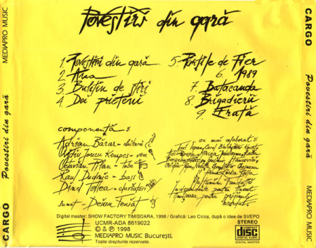 Cargo (3) – Povestiri Din Gară (CD) [1]