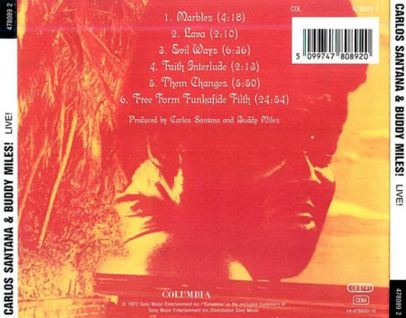 Carlos Santana - Live!, (CD) [1]