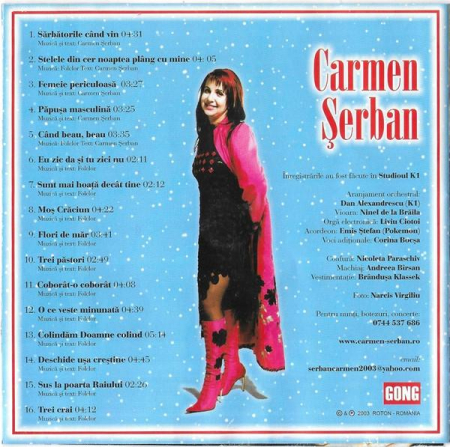 Carmen Șerban - Cântece De Iarnă (Colinde Și Cântece De Petrecere) (CD) [1]