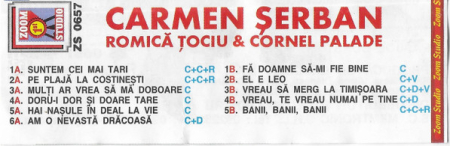 Carmen Șerban & Romică Tociu* & Cornel Palade – Doi Băieți Și-o Fată Pentru Țara Toată (CASETA) [1]