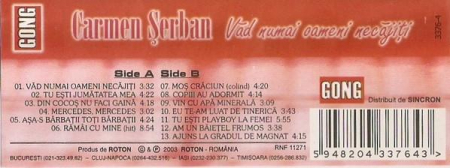 Carmen Șerban - Văd Numai Oameni Necajiți, (Casetă Audio) [1]