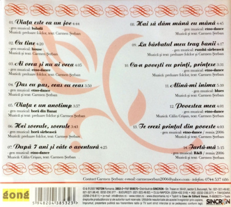 Carmen Șerban – Viața Este Ca Un Joc (CD) [1]