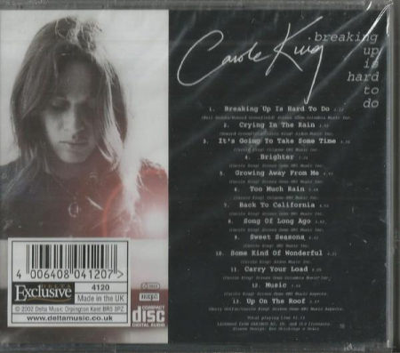 Carole King - Breaking Up Is Hard To Do, (CD) [1]